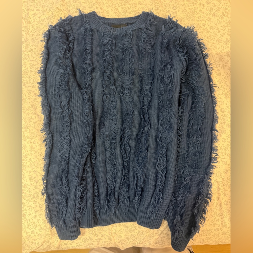 ASOS Blue Textured Sweater